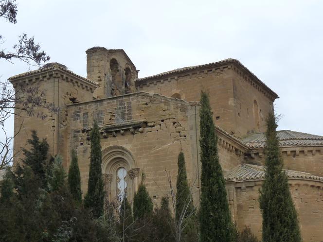 Le monastère de Santa Maria de Sijena, à Villanueva de Sijena (Espagne), en 2010.