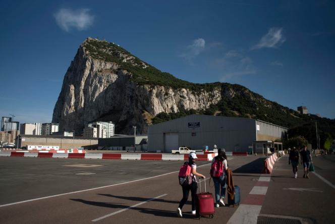 Le rocher de Gibraltar, sur le territoire britannique de Gibraltar, le 3 mai 2023.