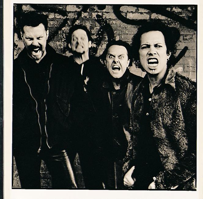 O Grupo Metallica, em 1996.