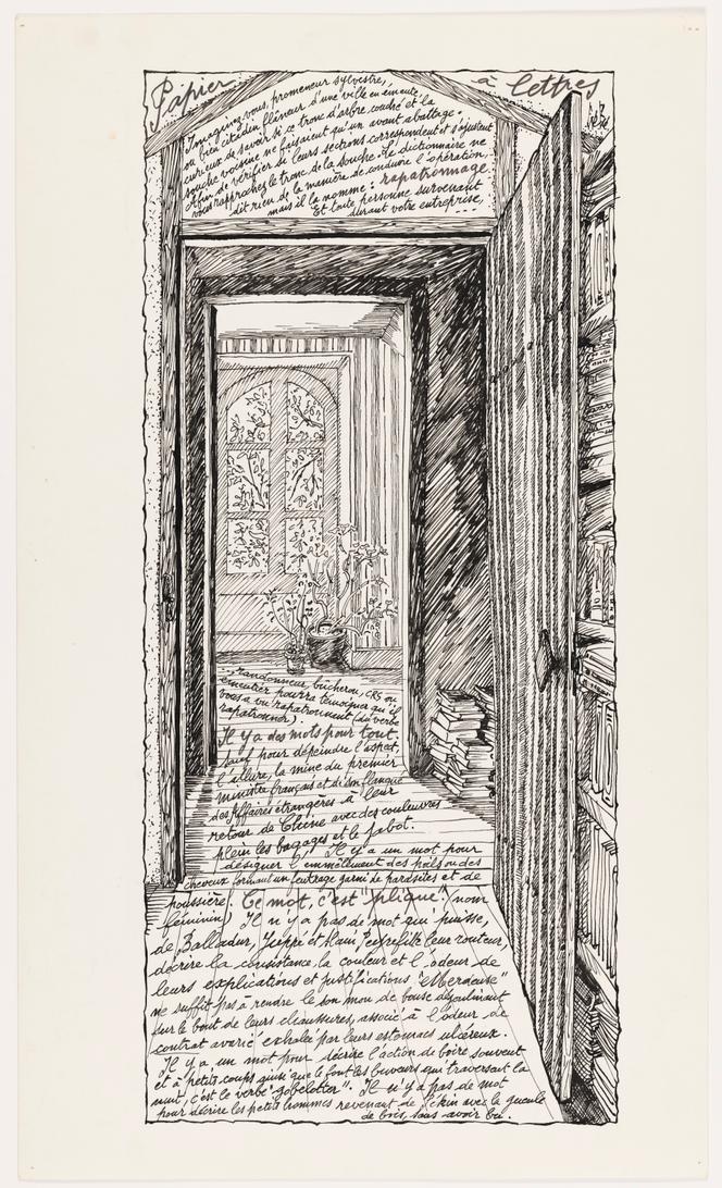 “Writing Paper” by Gébé.
