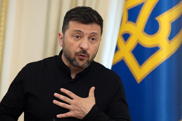 Le président ukrainien, Volodymyr Zelensky, à Kiev, le 12 juin 2025.
