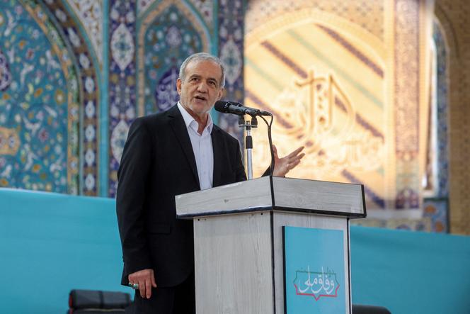 Iranian President Masoud Pezeshkian in Ilam, Iran, June 12, 2025.