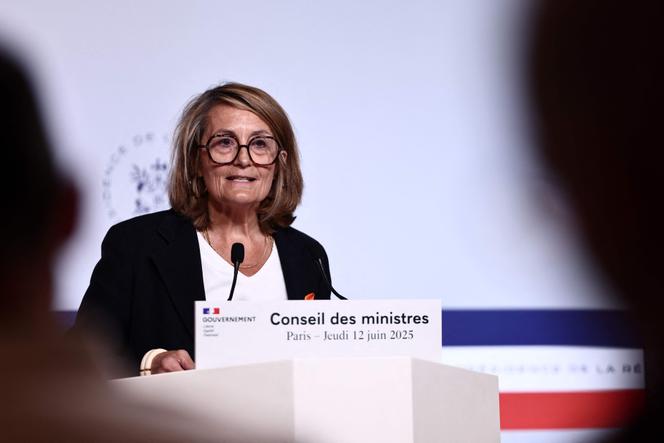 La porte-parole du gouvernement, Sophie Primas, à Paris, le 12 juin 2025.
