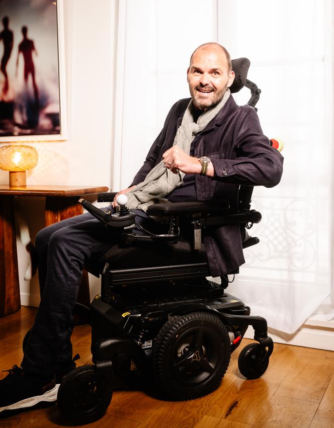 Olivier Goy, chez lui à Paris, le 27 mai 2025.