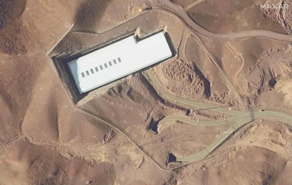 Une image satellite du site nucléaire de Fordo en Iran, le 24 janvier 2025.