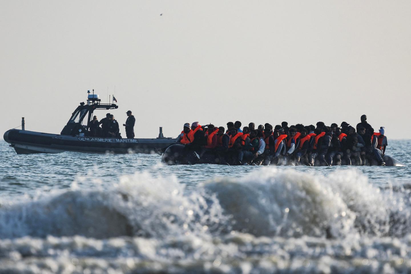 Nine suspected migrant smugglers go on trial in France over boat deaths