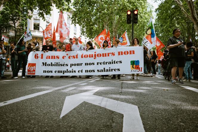 Manifestation contre la réforme des retraites, à Toulouse, le 5 juin 2025.