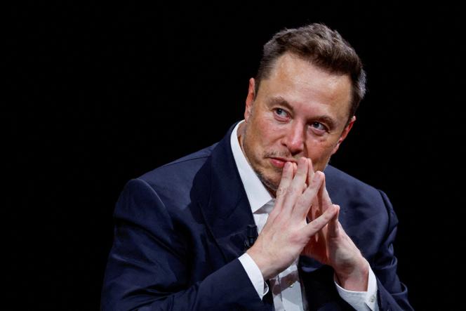 Elon Musk, directeur général de SpaceX et Tesla, participe à la conférence Viva Technology consacrée à l’innovation et aux startups au parc des expositions de la Porte de Versailles à Paris, France, le 16 juin 2023.