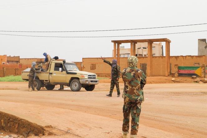 Des indépendantistes touareg à Kidal, au Mali, le 28 août 2022.
