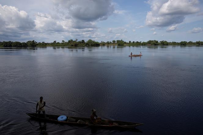 La rivière Ruki à Mbandaka, dans le nord-ouest de la République démocratique du Congo, le 19 octobre 2018.