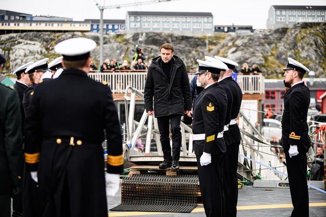 Emmanuel Macron, à Nuuk (Groenland), le 15 juin 2025.