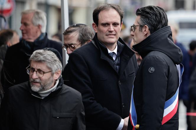 Yonathan Arfi lors de la commémoration de l’attentat à l’Hypercacher de la porte de Vincennes, à Paris, le 9 janvier 2025.