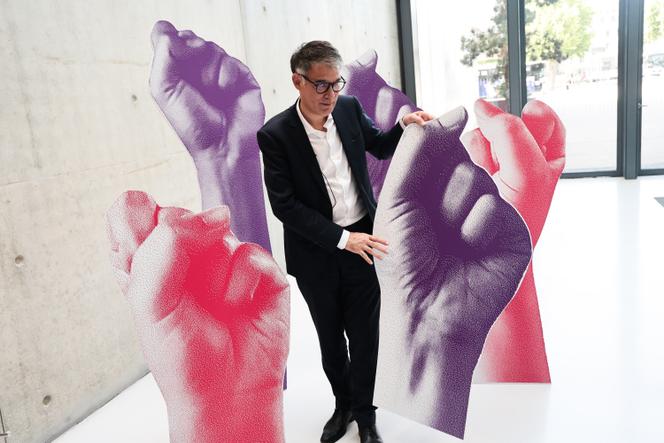 Olivier Faure au congrès du Parti socialiste, à Nancy, le 14 juin 2025.