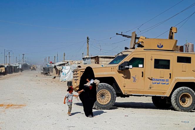 Dans le camp d’Al-Hol, en Syrie, le 26 août 2022.