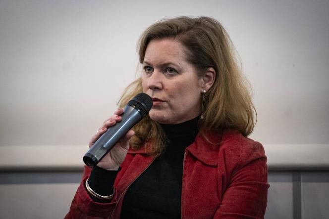 Béatrice Brugère, secrétaire générale du syndicat Unité Magistrats FO, à Paris, le 12 mars 2025.