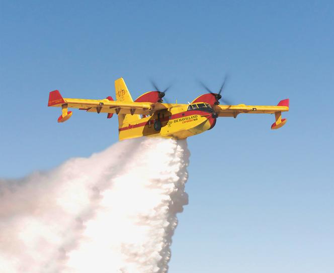 Un bombardier d’eau De Havilland Canadair DHC-515.