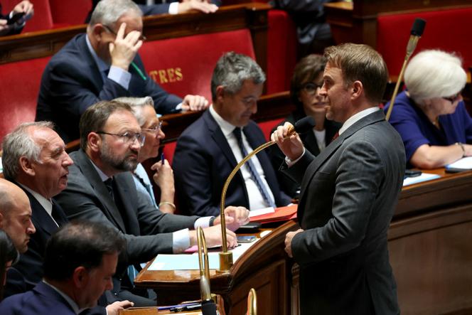 Le ministre chargé de l’industrie et de l’énergie, Marc Ferracci, s’exprime lors d’une séance de questions au gouvernement, à l’Assemblée nationale, le 17 juin 2025.