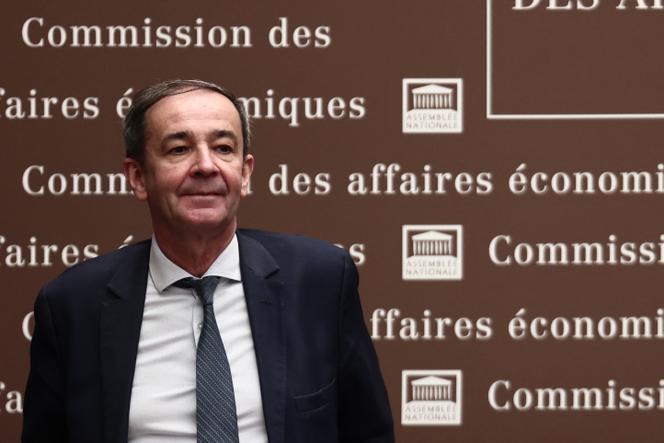 Bernard Fontana, PDG d’EDF, à Paris, le 30 avril 2025.