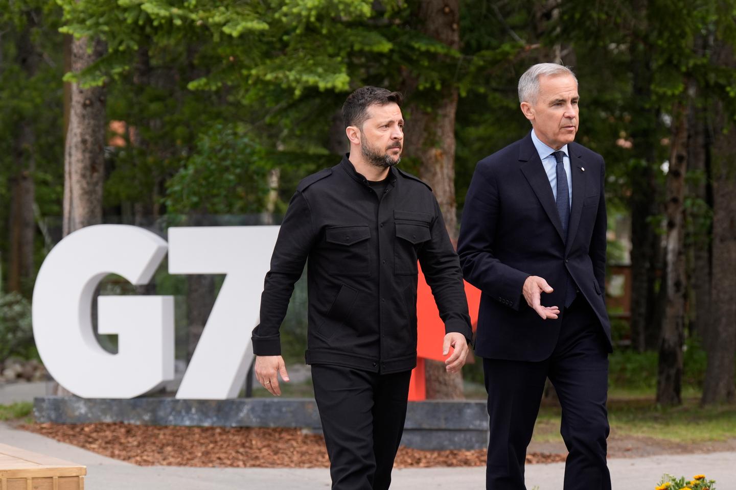 G7 rallies behind Ukraine after Trump's sudden exit