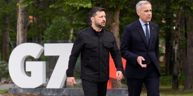 G7 rallies behind Ukraine after Trump's sudden exit