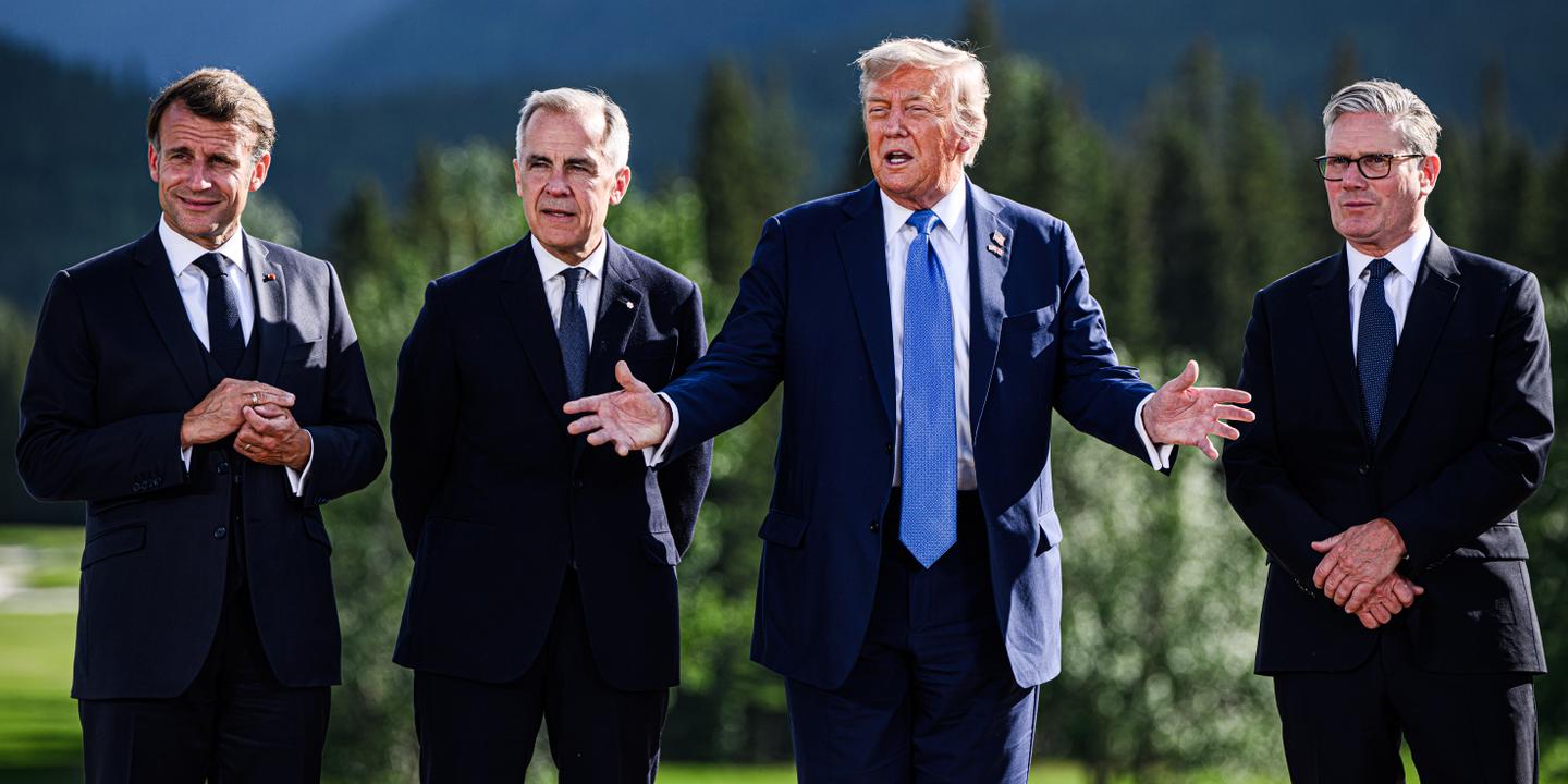 Trump hastily leaves G7 overshadowed by Middle East and Ukraine conflicts, lashes out at Macron