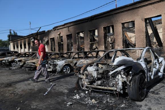 A Zaporijia (Ukraine), le 18 juin 2025.