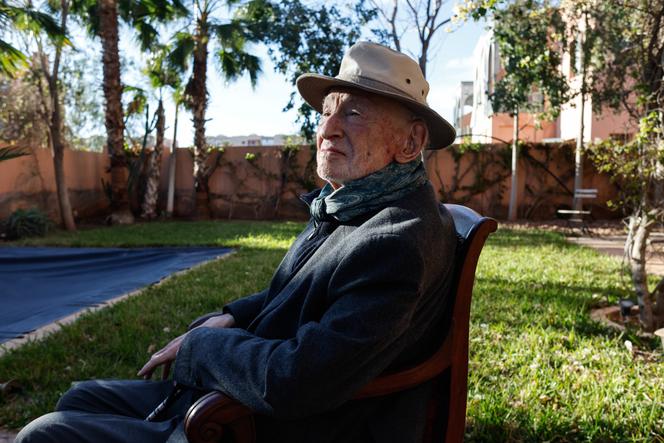 Edgar Morin a Marrakech (Marocco), 11 marzo 2025.