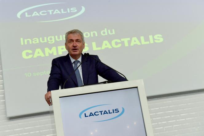Emmanuel Besnier, le PDG de Lactalis, à Laval, le 10 septembre 2024.