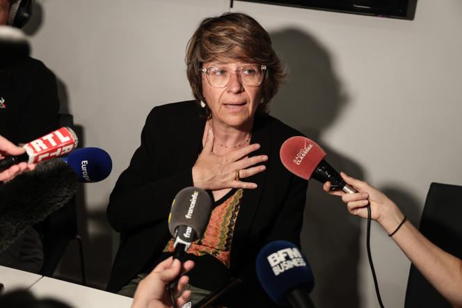 Christelle Thieffinne, secrétaire nationale de la CFE-CGC, à Paris, le 17 juin 2025.