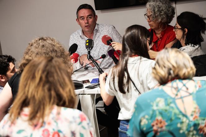 Le négociateur de la CFDT, Yvan Ricordeau, lors d’une rencontre entre syndicats de salariés et organisations patronales au sujet des retraites, à Paris, le 17 juin 2025.