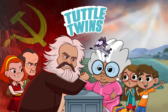 Une image illustrant la saison 2 de « Tuttle Twins », mise à disposition par le studio chrétien américain Angel.