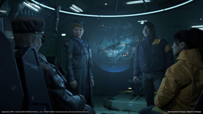 De gauche à droite, Tarman (George Miller), Fragile (Léa Seydoux), Sam (Norman Reedus) et Rainy (Shioli Kutsuna).