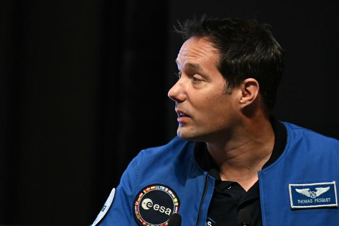 L’astronaute Thomas Pesquet, à New Delhi, le 9 octobre 2023.