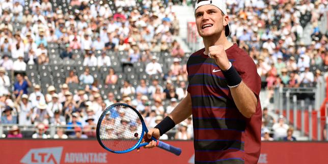 Jack Draper, un Anglais dans son jardin à Wimbledon