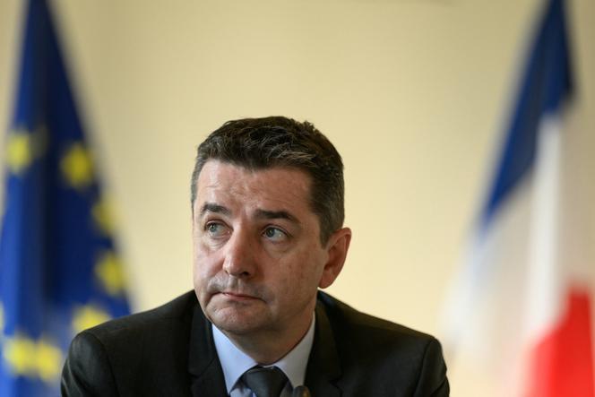 Le maire de Saint-Etienne, Gaël Perdriau, à l’hôtel de ville, le 29 janvier 2024.