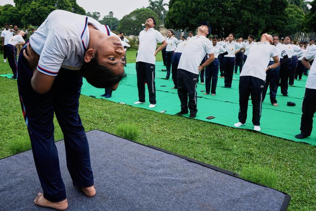 At Victoria Memorial Complex, in Kolkata, India, on June 21, 2025.