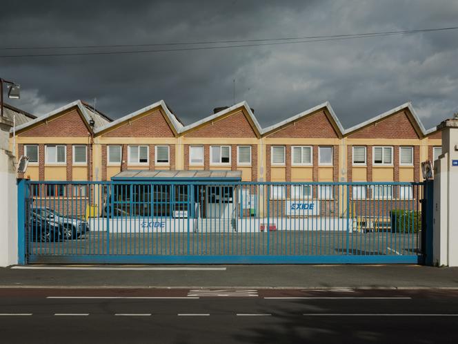 L’usine Exide, qui se situe à cheval entre les communes de Lille et Faches-Thumesnil, le 15 juillet 2023.