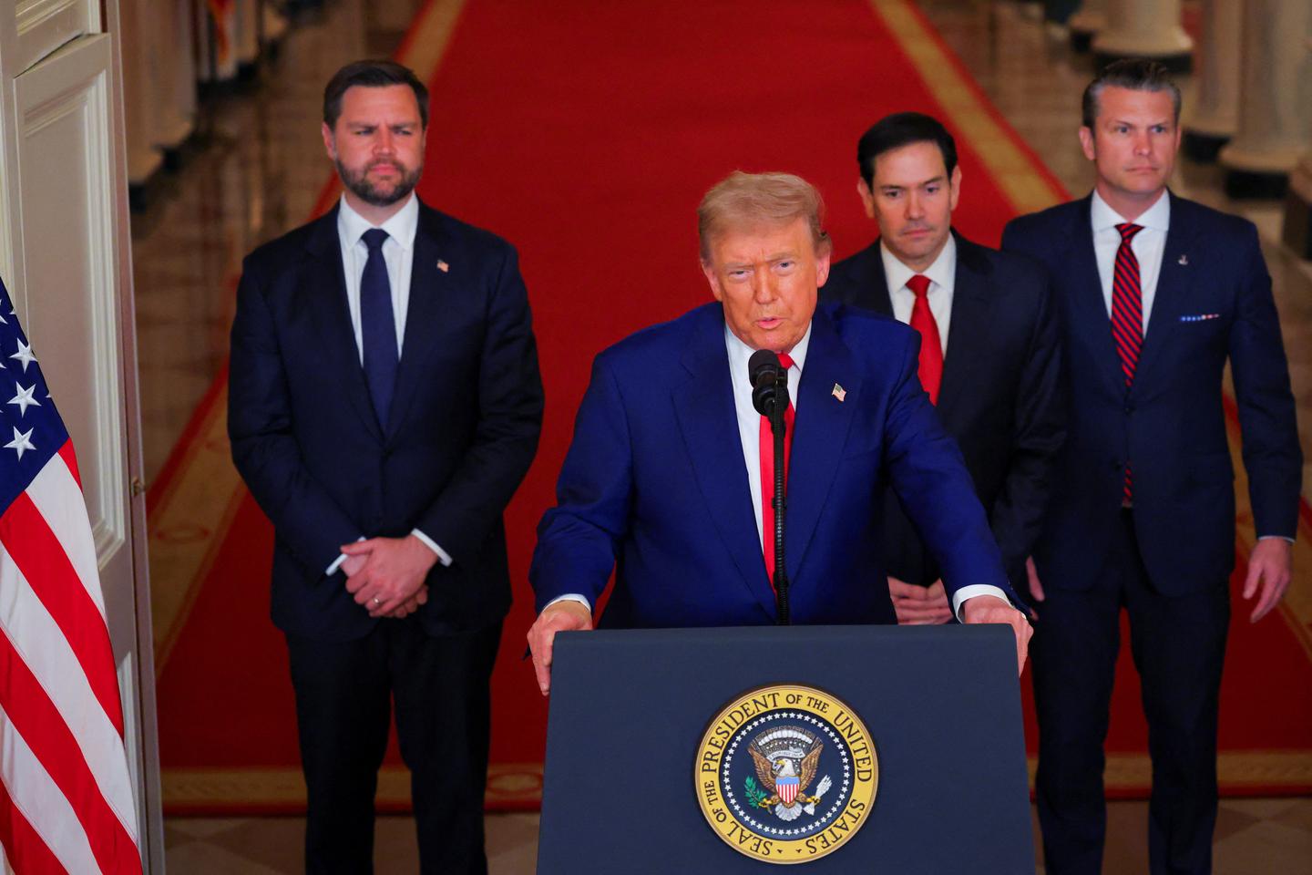 Trump says US strikes have 'fully obliterated' three Iranian nuclear sites