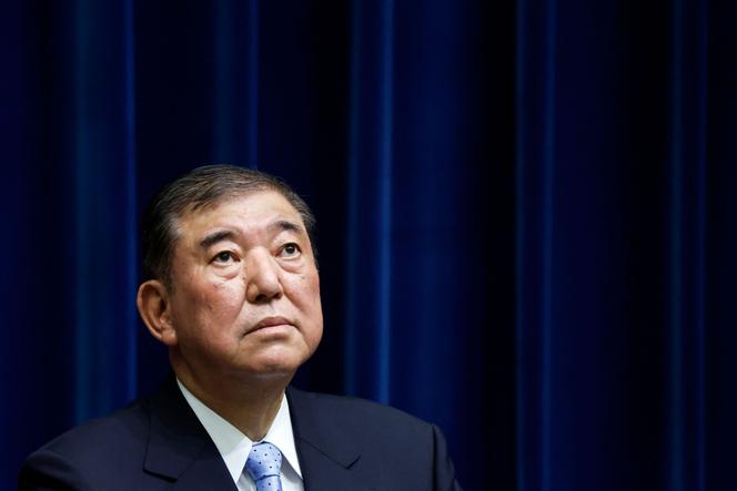 Le premier ministre japonais, Shigeru Ishiba, lors d’une conférence de presse, à Tokyo, le 23 juin 2025.