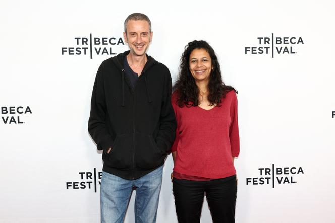 Bruno Forzani et Hélène Cattet, lors du Tribeca Festival , à New York, en juin 2025.
