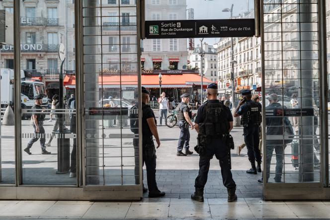 A l’entrée de la gare du Nord à Paris,le 19 juin 2025.