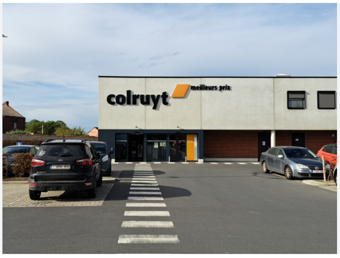 Un supermarché Colruyt à Binche (Belgique), en octobre 2022.