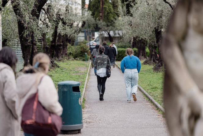 Sur le campus de l’université Côte d’Azur, à Nice, dans le sud de la France, le 17 avril 2025.