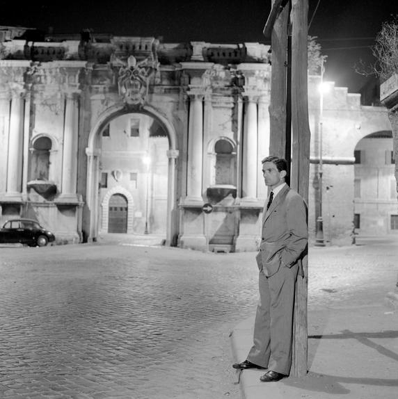 Pier Paolo Pasolini, Porta Portese, in Rome, in 1960.
