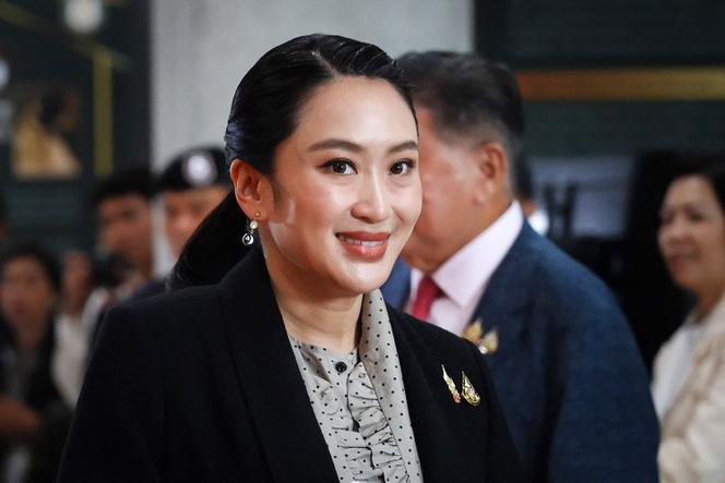 La première ministre thaïlandaise Paetongtarn Shinawatra, au Parlement, à Bangkok, le 25 mars 2025.