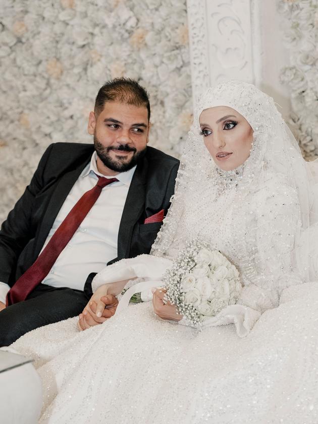 Oussama Ammoun et Sarah Nadaf, à Lattaquié (Syrie), le 9 juin 2025.