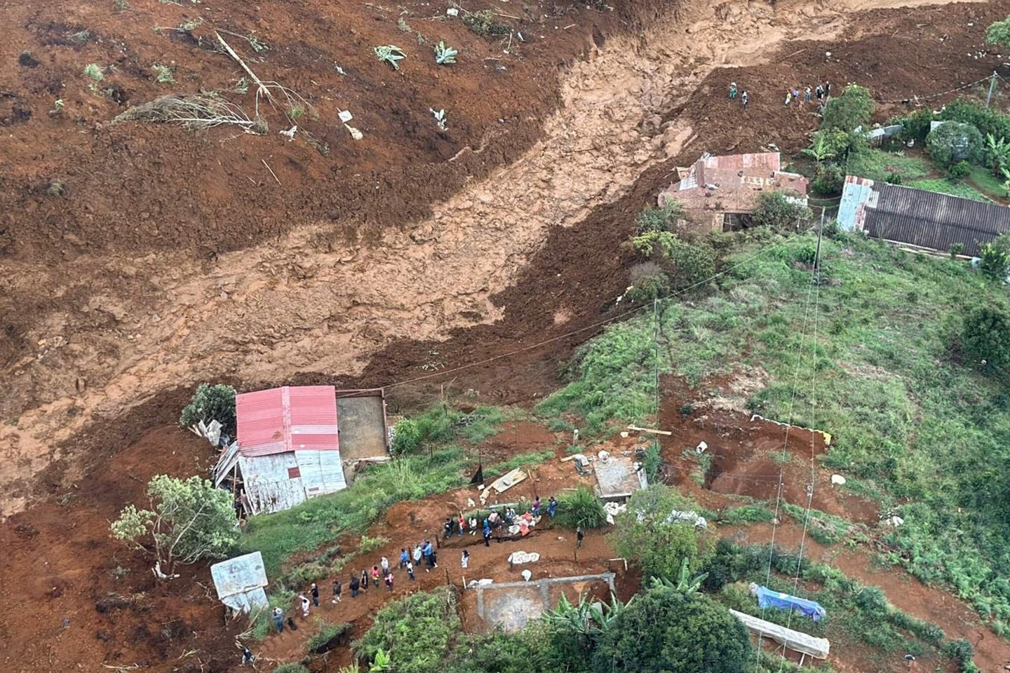At least eight dead in Colombia landslide