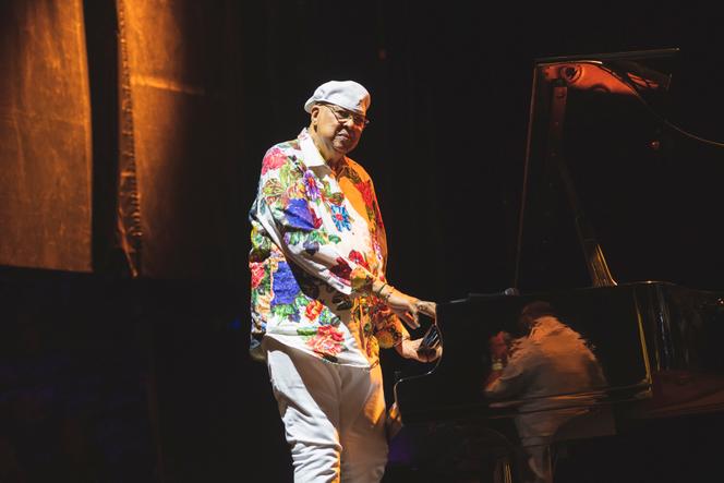 Chucho Valdés, en concert à Madrid, en juillet 2024.