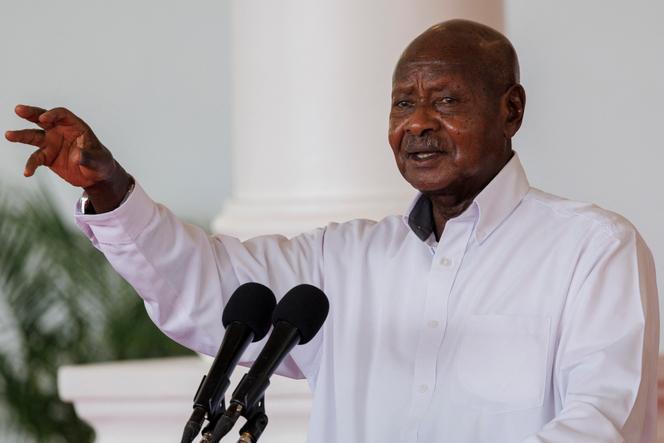 Le président de l’Ouganda, Yoweri Museveni, en visite à Nairobi (Kenya) le 16 mai 2024.