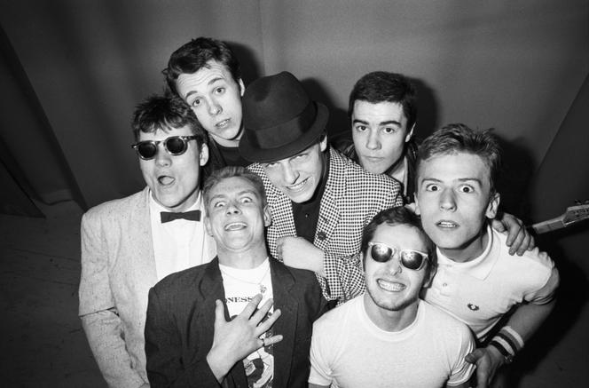 Le groupe anglais Madness, à Paris, le 27 mars 1980.
